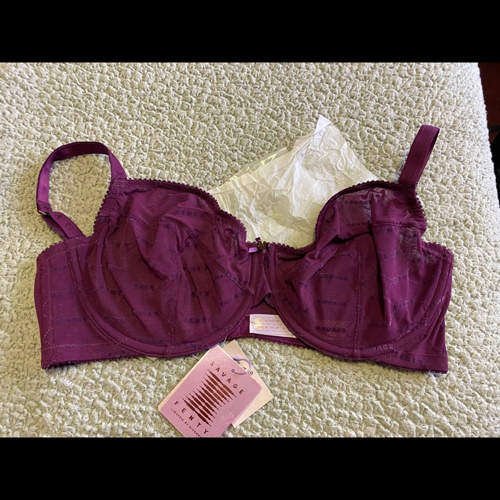 Savage X Fenty Logo Unlined Bra